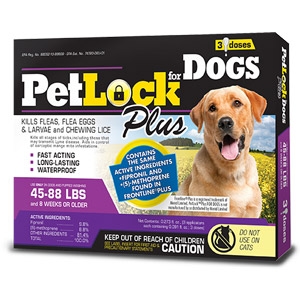 PetLock™ Plus Large Dog 3 Dose Flea & Tick Killer