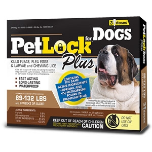 PetLock™ Plus X-Large Dog 3 Dose Flea & Tick Killer