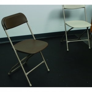 P.S. EventXpress Chairs - Brown Seat/Back Natural Frame/Feet