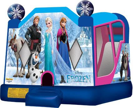 Frozen Inflatable 3 in 1 Bounce House