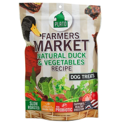 Plato Farmers Market: Duck & Vegetable Recipe Dog Treats