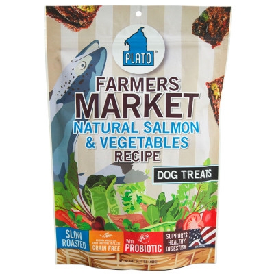 Plato Farmers Market: Salmon & Vegetables Recipe Dog Treats