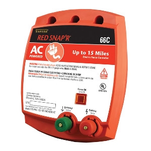 Red Snap'r® 15 Mile AC Solid State Fence Charger