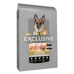 Exclusive® Chicken & Rice Formula Senior Dog Food