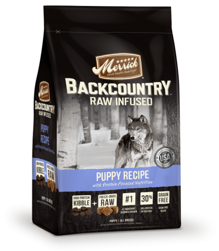 Merrick Backcountry - Raw Infused - Puppy Recipe