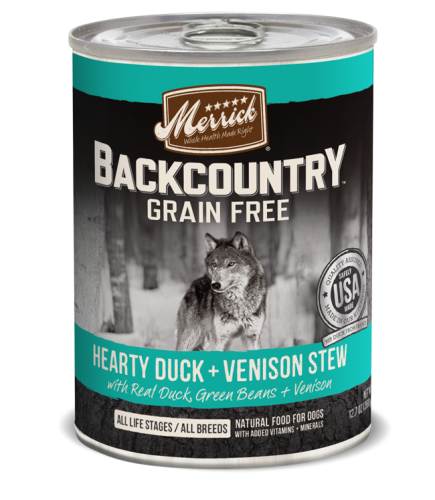 Merrick Backcountry - Hearty Duck + Venison Stew