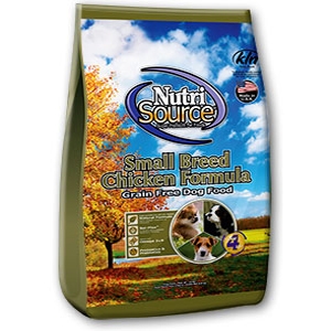 NutriSource Small Breed Chicken Formula Grain Free Dog Food