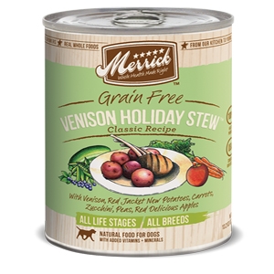 Merrick Venison Holiday Stew Canned Dog Food