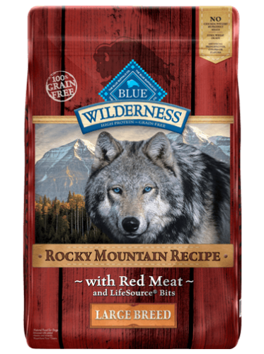 Blue Buffalo Wilderness Rocky Mountain Recipe Large Breed Red Meat Dog 22#