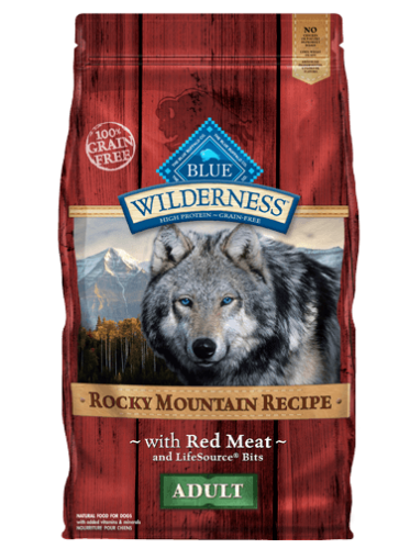 Blue Buffalo Wilderness Rocky Mountain Recipe Red Meat Dog 4#, 11#, 22#