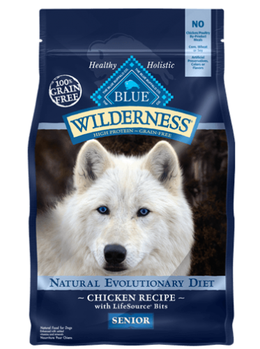 Blue Buffalo Wilderness Senior Chicken Dog 24#
