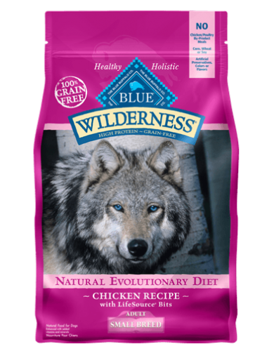 Blue Buffalo Wilderness Small Breed Chicken Dog 4.5# C=4, 11#
