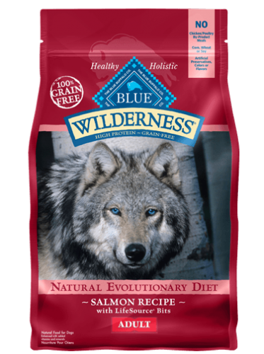 Blue Buffalo Wilderness Salmon Dog 4.5#, 11#, 24#