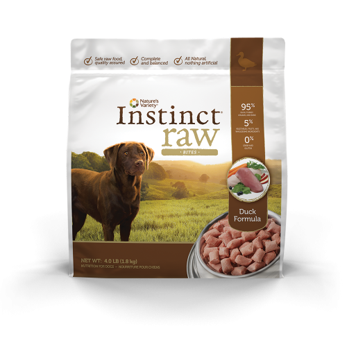 Nature's Variety Instinct Raw Frozen Bite Duck 1.25#