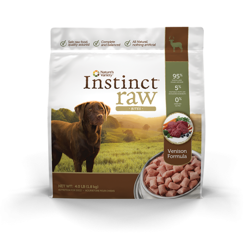 Nature's Variety Instinct Raw Frozen Bites - Venison Formula