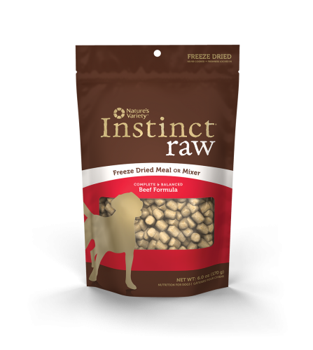 Nature's Variety Instinct - Freeze Dried RAW MEAL BEEF DOG 14OZ  