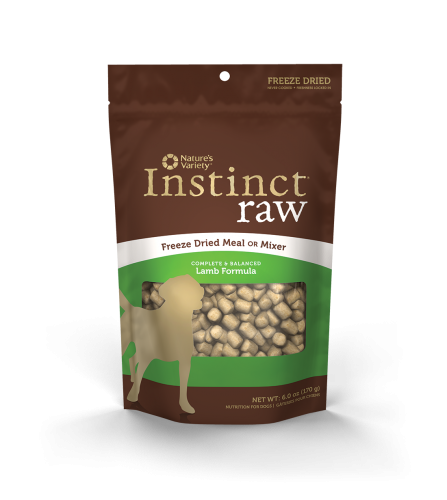 Nature's Variety Instinct - Freeze Dried RAW MEAL LAMB DOG 14OZ  