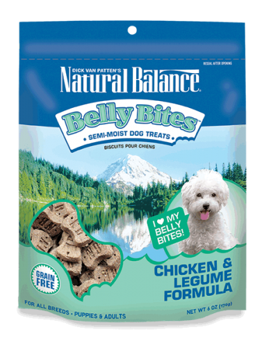 Natural Balance Belly Bites Chicken & Legume Formula  