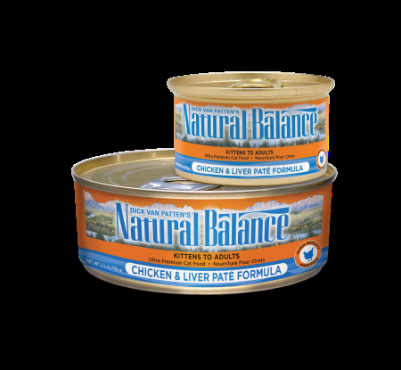 Natural Balance Chicken & Liver Pate Canned Cat 24/3Oz  