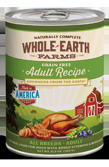 Merrick Whole Earth Farms Adult Dog Cans - 12/13.2 oz.