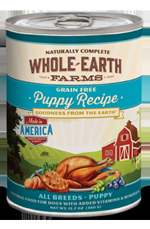 Merrick Whole Earth Farms Puppy Cans - 12/13.2oz.