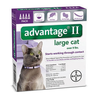 Advantage II Large Cat 4 pack