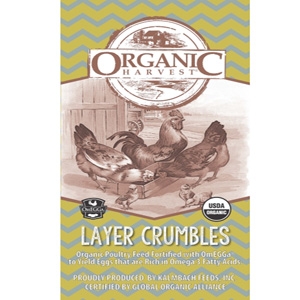 Organic Layer Crumbles with Omegga Chicken Feed