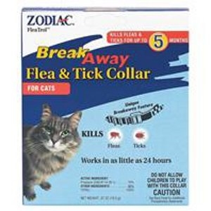 Zodiac Breakaway Flea & Tick Collar For Cat