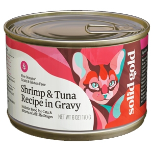 Solid Gold Cat Grain Free Shrimp/Tuna 24/6Oz