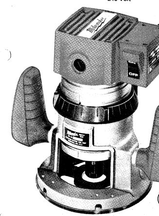 Milwaukee Router, 1/2 inch Shank, Model 5670 