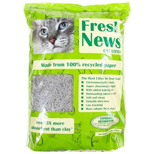 Fresh News Premium Paper Cat Litter 25lb