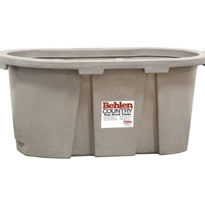 Behlen® Country 2' x 2' x 4' Round-End Poly Stock Tank