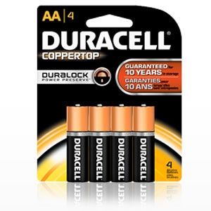 Duracell Copper Top Batteries