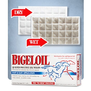 Bigeloil® Quilted Poultice Leg Wraps for Horses