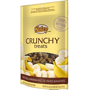 Nutro 10oz Crunchy Dog Treats with Real Banana