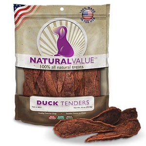 Loving Pets Natural Value Duck Tenders for Dogs