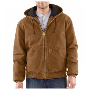 Men's Carhartt Sandstone Active Jac/Quilted Flannel Lined Jacket