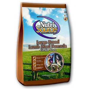NutriSource® Large Breed Lamb Meal Grain Free Formula for Dogs