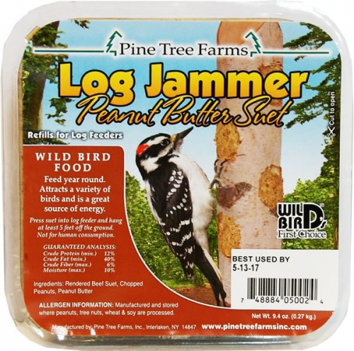 Pine Tree Farms Log Jammer Suet, Peanut butter