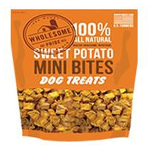 Wholesome Pride Sweet Potato Mini Bites Dog Treats