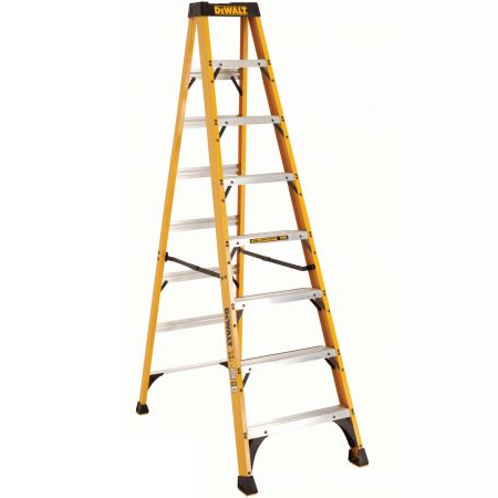 8 ft Fiberglass Standard Step Ladders