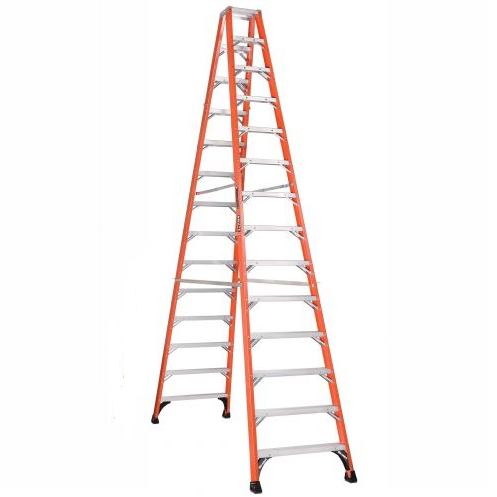 14 ft Fiberglass Twin Front Step Ladders