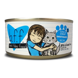 Weruva B.F.F. Tuna & Shrinp Sweethearts Wet Cat Food 3oz Can
