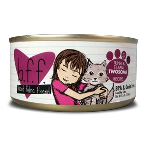 Weruva B.F.F. Tuna & Tilapia Twosome Wet Cat Food 3oz Can