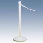 Stanchion-White Plastic