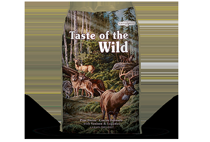 Taste of the Wild Pine Forest with Venison and Legumes 5, 14 and 28 pound bags  