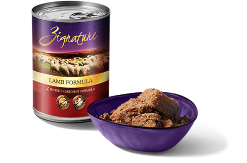 Zignature Lamb Formula canned dog food 13 oz.