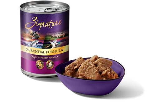Zignature Zssential Formula canned dog food 13 oz.