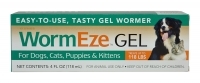 WormEze Gel Wormer for Dogs and Cats, 4 ounce tube