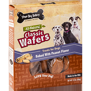 All Natural Classic Wafers Peanut Flavor Dog Treats 13oz